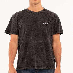 Camisetas Casuales de Manga Corta para Hombre REDEX SPORTS, Lavado Ácido, Corte Regular, Transpirables, de Secado Rápido, Ligeras, 100% Algodón, Gran Venta - Product Image 2