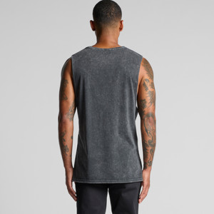 Débardeur de sport décontracté pour homme, personnalisé avec logo, en coton tricoté 100% de haute qualité, séchage rapide, respirant, effet délavé, vente en gros - Product Image 2