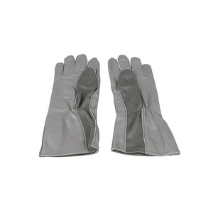 Guantes de vuelo Nomex con logotipo personalizado Guantes de trabajo de cuero para hombres Guantes de carreras de conducción de cuero de piel de oveja suaves y duraderos - Product Image 6