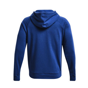 Sweat à capuche de performance Premium Royal Azure pour homme |   Pull-over athlétique à manches raglan |   Tenue de sport urbaine surdimensionnée avec broderie 3D - Product Image 2