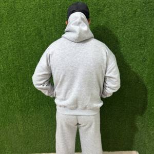 Nouveau Survêtement Homme Automne 2026 à Capuche Uni, Taille Élastique, Imprimé par Transfert Thermique, Séchage Rapide, 100% Coton, pour le Jogging – En Promotion - Product Image 6