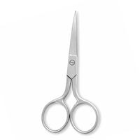 Ciseaux à cuticules en acier inoxydable, lame droite, outil de manucure de précision, tranchant, durable, pour droitiers, professionnel, beauté