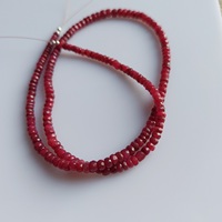 Perles de pierres précieuses en rubis naturel facetté rouge sang 4,5 mm pour la fabrication de bijoux, bracelets, colliers, cadeaux Hayaat Gems