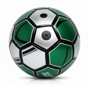 Ballons de football officiels en cuir PVC de haute qualité, taille 5, thermocollés, pliables, cousus à la machine, durables, avec logo - Product Image 6