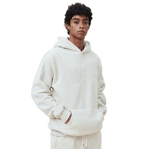 Survêtements 100% coton pour hommes 500gsm survêtements fabricants sweat à capuche et pantalon de survêtement imprimés bouffants personnalisés ensemble survêtements vierges pour hommes - Product Image 2