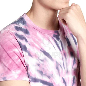 T-shirts Tie Dye fabriqués au Pakistan personnalisés fabriqués bon fournisseur conception la plus récente style unique durable et léger - Product Image 5