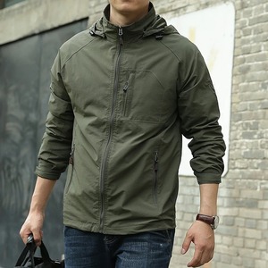 2024 nouveau Offre Spéciale hommes veste extérieure poches d'été pêche imperméable à capuche veste hommes - Product Image 2