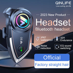Auriculares para Motocicleta de Alta Calidad, <span class=keywords><strong>Kit</strong></span> de <span class=keywords><strong>Manos</strong></span> <span class=keywords><strong>Libres</strong></span> Inalámbrico Estéreo 5.3, Cancelación Activa de Ruido LED, Resistente al Agua IPX-6 - Product Image 5