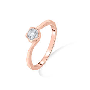 Bague décontractée en diamant brillant - Product Image 4