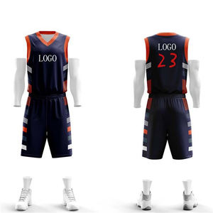 Uniforme de baloncesto transpirable ligero con estampado de logotipo personalizado 2022, ropa deportiva profesional de alta calidad para exteriores en tallas grandes - Product Image 5