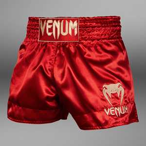 Pantalones cortos de lucha Muay Thai de tela satinada transpirable - Product Image 1