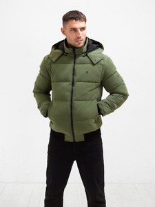 Blouson d'hiver à capuche avec logo personnalisé pour hommes Léger, respirant, coupe-vent, chaud, matelassé, Sports de plein air, entraînement décontracté - Product Image 4