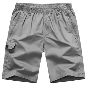 Vente en gros d'usine de pantalons d'été pour hommes Shorts de plage décontractés de grande taille en pur coton Shorts de plage en pur coton moyen - Product Image 6
