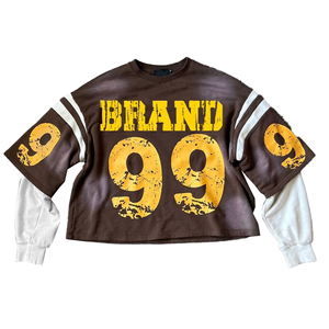 T-shirt streetwear surdimensionné double couche écologique anti-plis personnalisable 100 % coton effet délavé soleil printemps-été, fabrication sur mesure (OEM) - Product Image 6