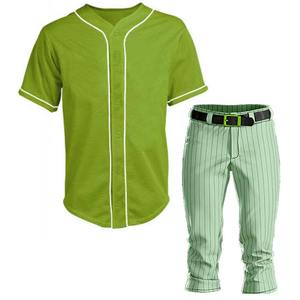 Nouveaux uniformes de baseball légers en gros pour adultes ensembles de couleurs unies de meilleure qualité uniformes d'équipe confortables - Product Image 3