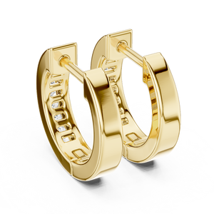 Pendientes de Aro con Moissanita de Corte Redondo y Engaste de Canal, Plata de Ley 925, Certificación GRA, Joyería Fina de Lujo para Mujer, Regalo de Boda - Product Image 5