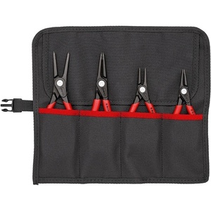 KNIPEX 4-Piece Precision Retaining Ring <b>Pliers</b> <b>Set</b> 12-60 mm in Roll-Up Pouch for Fishing - Product Image 1