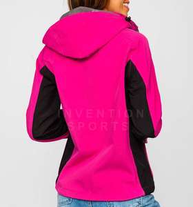 Abrigo de lana de exterior para mujer con logotipo personalizado y cremallera completa Otoño Invierno chaqueta a prueba de viento cuero transpirable Star Figure Enterprises - Product Image 2