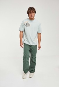 Camiseta Casual de Algodón para Hombre, Corte Regular, Transpirable, con Diseño de Patata - Product Image 4