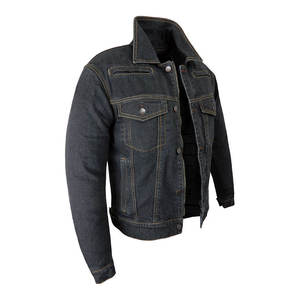 Chaqueta vaquera elegante al por mayor para hombre chaqueta vaquera cálida de invierno con personalización a la venta - Product Image 3