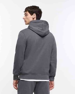 Sudadera con Capucha Personalizada al por Mayor, de Algodón y Forro Polar, con Cierre, Transpirable, de Alta Calidad, con Impresión Personalizada y Logotipo Bordado, Unisex, para Invierno - Product Image 6