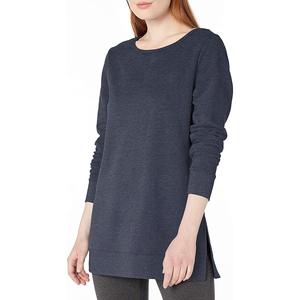 Harajuku-Sweat-shirt à col ras du cou en coton pour femme, imprimé lettre, pull décontracté - Product Image 1