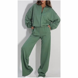 Survêtements en coton polaire décontractés pour femmes Nouvelle arrivée Vêtements de sport de haute qualité Survêtements élégants pour femmes - Product Image 6