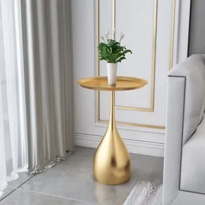 Industrieller 2-stöckiger runder Couchtisch mit offenem Ablagefach, 31,5 Zoll runder Couchtisch mit Metallbeinen für das Wohnzimmer. - Product Image 5