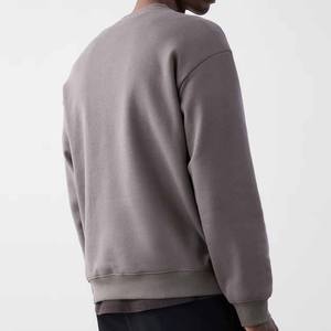 เสื้อสเวตเตอร์แบบสวมหัวผ้าฝ้ายเทอร์รี่สำหรับผู้ชายเสื้อสเวตเตอร์แบบสวมศีรษะลายโอเวอร์ไซส์สำหรับฤดูหนาวกำหนดเองได้100% - Product Image 3