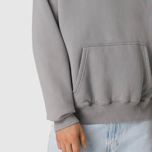 Nouveautés Sweat à capuche en coton 100% délavé à l'acide pour homme Sweat à capuche surdimensionné tricoté dans différentes couleurs et tailles - Product Image 5