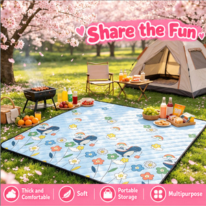Tapis de pique-nique à structure renforcée pour les pique-niques au parc, les sièges de <span class=keywords><strong>camping</strong></span> et les activités familiales en plein air - Product Image 5