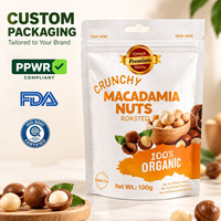 Sacs Doypack personnalisés refermables en plastique avec fermeture éclair, anti-odeur, en Mylar, pour noix, bonbons et aliments