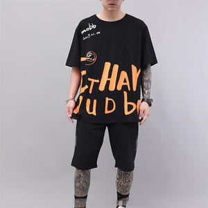 เสื้อผ้าผู้ชายเสื้อยืดชายสีดําผ้าฝ้าย 100% คุณภาพสูง PLUS ขนาดพรีเมี่ยมที่กําหนดเอง OVERSIZE ปรับแต่ง-Made เสื้อยืด - Product Image 3