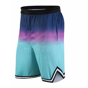 Shorts de football mi-longs pour hommes, taille personnalisée, respirants, sportifs, à cordon de serrage, tricotés, couleur unie, vente en gros, durables, séchage rapide, 100% polyester, haute qualité - Product Image 2