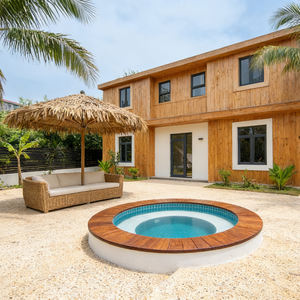 Piscine SPA en fibre de verre fabriquée en usine avec jets intégrés, chauffage et éclairage LED - Product Image 6