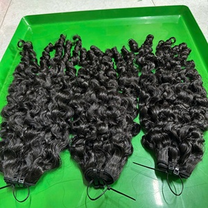 Clip de punta de cinta Ins Cabello humano de un solo donante Doble dibujado Paquete de un solo donante Extensiones de cabello Cabello virgen Birmano Rizado Onda profunda - Product Image 4