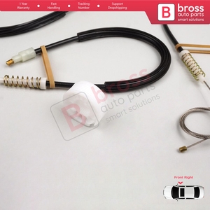 ชุดซ่อมมอเตอร์กระจกหน้าต่างด้านหน้าขวา รุ่น BWR1212 สำหรับรถยนต์ซีรีส์ 5 E60 E61 ปี 2003-2010 แบบ 4/5 ประตู รหัสอะไหล่ 51337184384 - Product Image 4