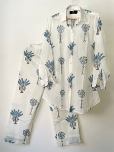 Oasis Women's Co-ord Set Y2K Estilo Casual Vestido de algodón Escote sin tirantes Patrones tejidos Maxi Fabricante indio Exportador - Product Image 2