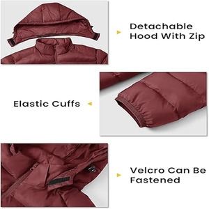 Veste matelassée polyvalente pour hommes et femmes, légère, chaude, personnalisable, pour la mode d'hiver - Product Image 4