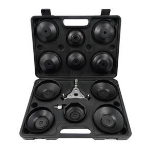 Juego de llaves de filtro de aceite Soporte de personalización OEM/ODM de grado industrial y bricolaje de 11 piezas - Product Image 2