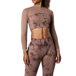 Ensemble de yoga fitness léopard 2 pièces à la mode pour femmes-Leggings taille haute et combinaison à une épaule - Product Image 1