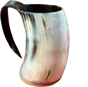 El mejor precio India hecho a mano moderno 200ml-1000ml capacidad Natural cuerno de buey taza para beber con logotipo personalizado para cerveza - Product Image 3