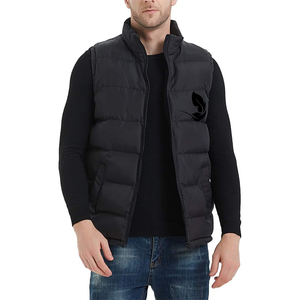 <b>Men's</b> Lightweight Quilted Sleeveless <b>Jacket</b> Stand Collar Puffer Vest Outerwear <b>Reversible</b> Breathable Plus Size Zipper for Winter - Product Image 2