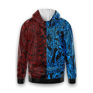 Diseño único Algodón de secado rápido Mezclado Tallas grandes Sudaderas Temporada de invierno Con capucha con patrón impreso Sublimación Sudaderas - Product Image 2