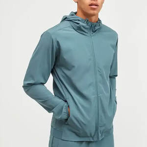 Survêtement en nylon deux pièces en nylon survêtement pour hommes Jogging Fitness ensemble de gymnastique survêtement en nylon unisexe - Product Image 2