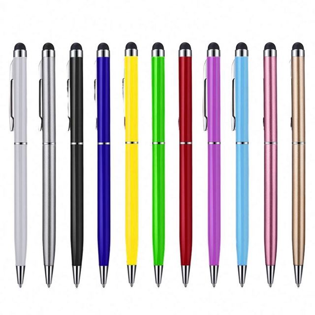 Pencil Tip Touch Screen Pen 1/2nd Generation Stylus for Android Tablets Durable Metal and Plastic Pencil