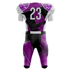 ชุดยูนิฟอร์มอเมริกันฟุตบอลชาย ดีไซน์ทันสมัย น้ำหนักเบา สวมใส่สบาย เสื้อเจอร์ซีย์และกางเกง - Product Image 3