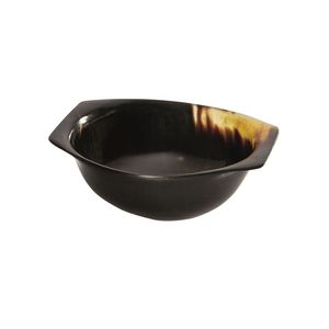 REFERIR LAS AGUAS CUENCO DE CUERNO DE BÚFALO PARA SERVIR COMIDA CUENCO DE cuerno decorativo ÚNICO para centros de mesa Cuenco de cuerno sostenible - Product Image 3