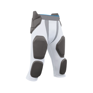 Fajas de fútbol americano ligeras con almohadillas para coxis de muslo y cadera, técnica impresa transpirable y duradera de manga corta - Product Image 2