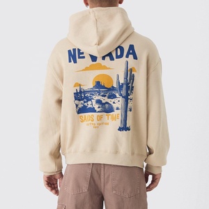 Sudadera con capucha holgada de calidad superior para hombre, Sudadera con capucha con logotipo personalizado de fabricante personalizado de gama alta para hombre - Product Image 3